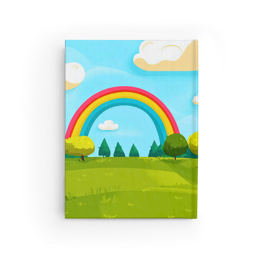 Personalized Frog Hardcover Journal: Rainbow Diary