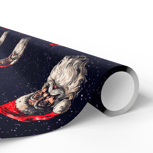 Classic Santa Claus Wrapping Paper Rolls – Festive Holiday Gift Wrap with Vintage Charm