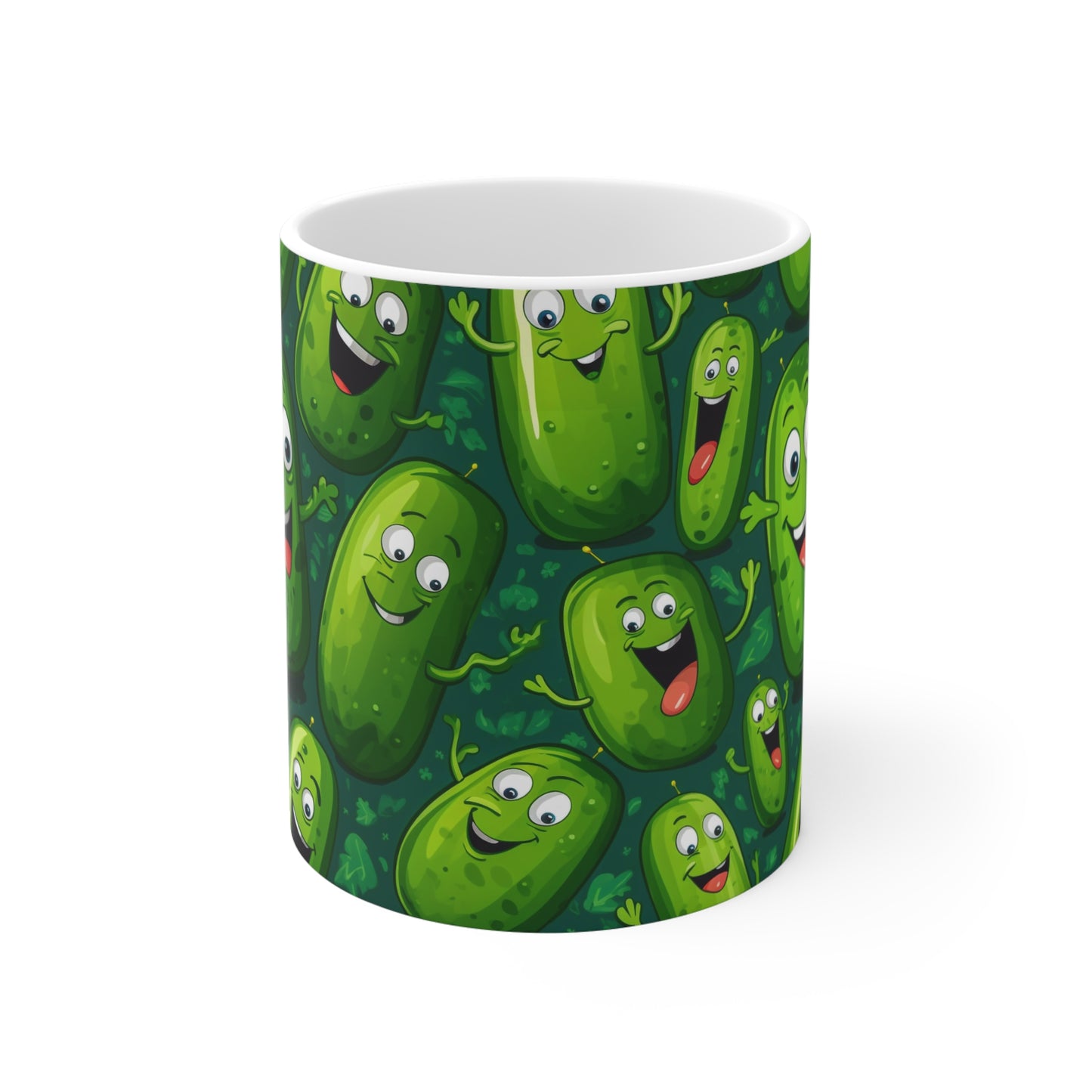 Funny Pickles Coffee Mug | Animated Pickles Mug from The Curated Goose