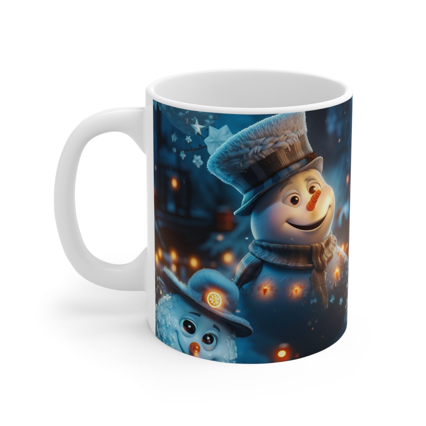 Coffee Mug | Adorable Snowman Nostalgic Christmas Mug from The Curated Goose
