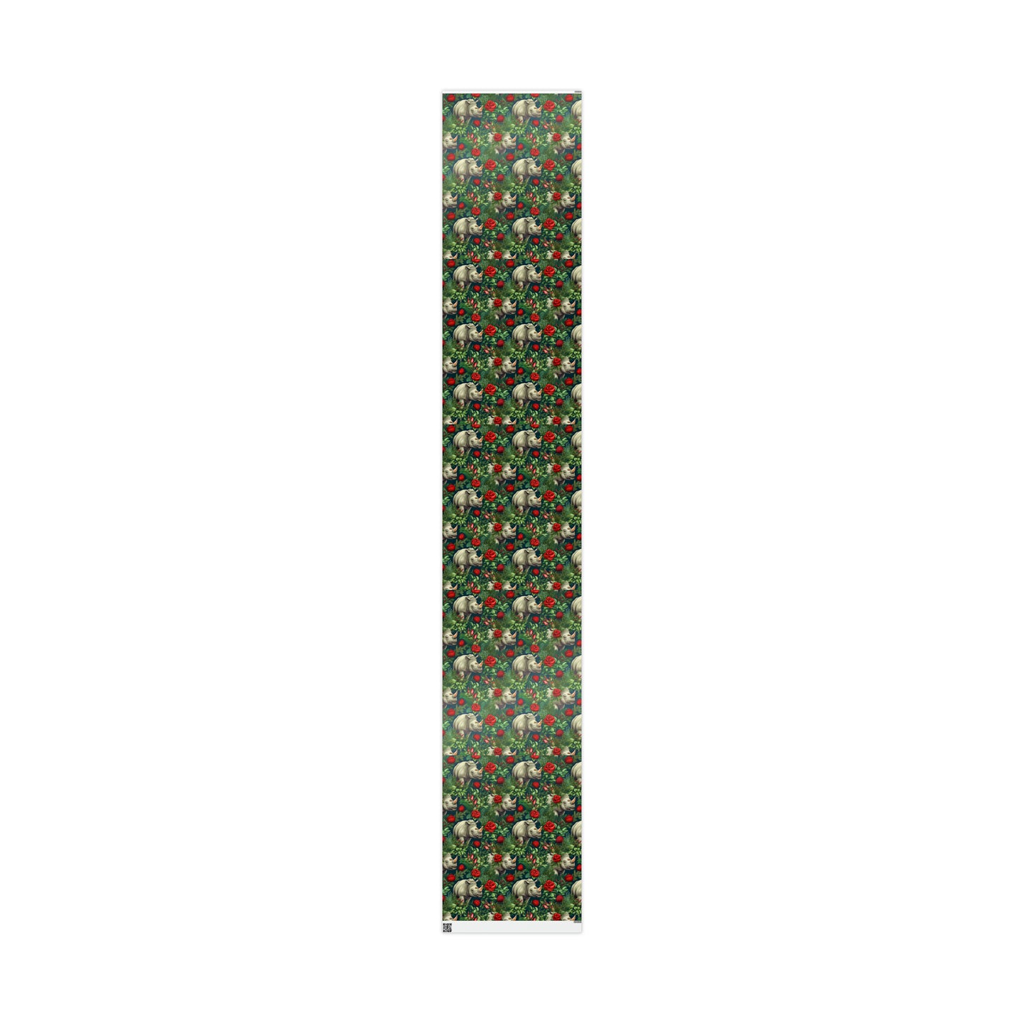 Floral Rhinoceros Wrapping Paper Rolls from The Curated Goose