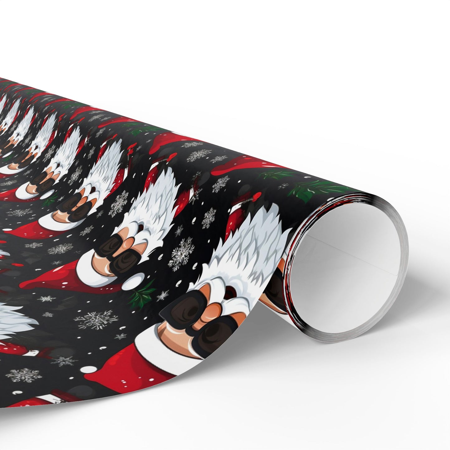 Funny Santa Claus in Sunglasses Wrapping Paper Rolls