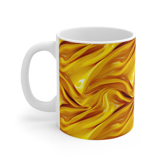 Gold Draped Coffee Mug | Chic Modern Mug from The Curated Goose