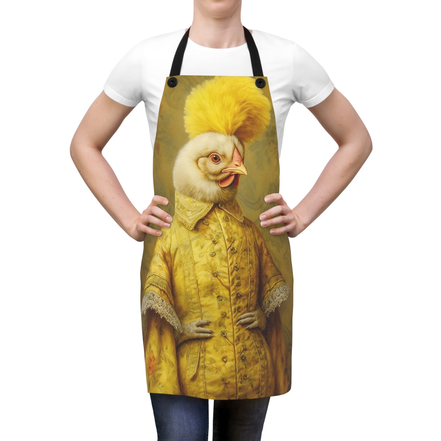 Apron - Victorian Chicken Chef's Apron | Vintage Victorian Hen | Funny Gift for Cook or BBQ Lover