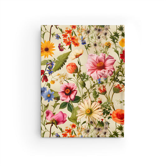 Personalized Name Vintage Floral Journal – Custom Notebook Gift