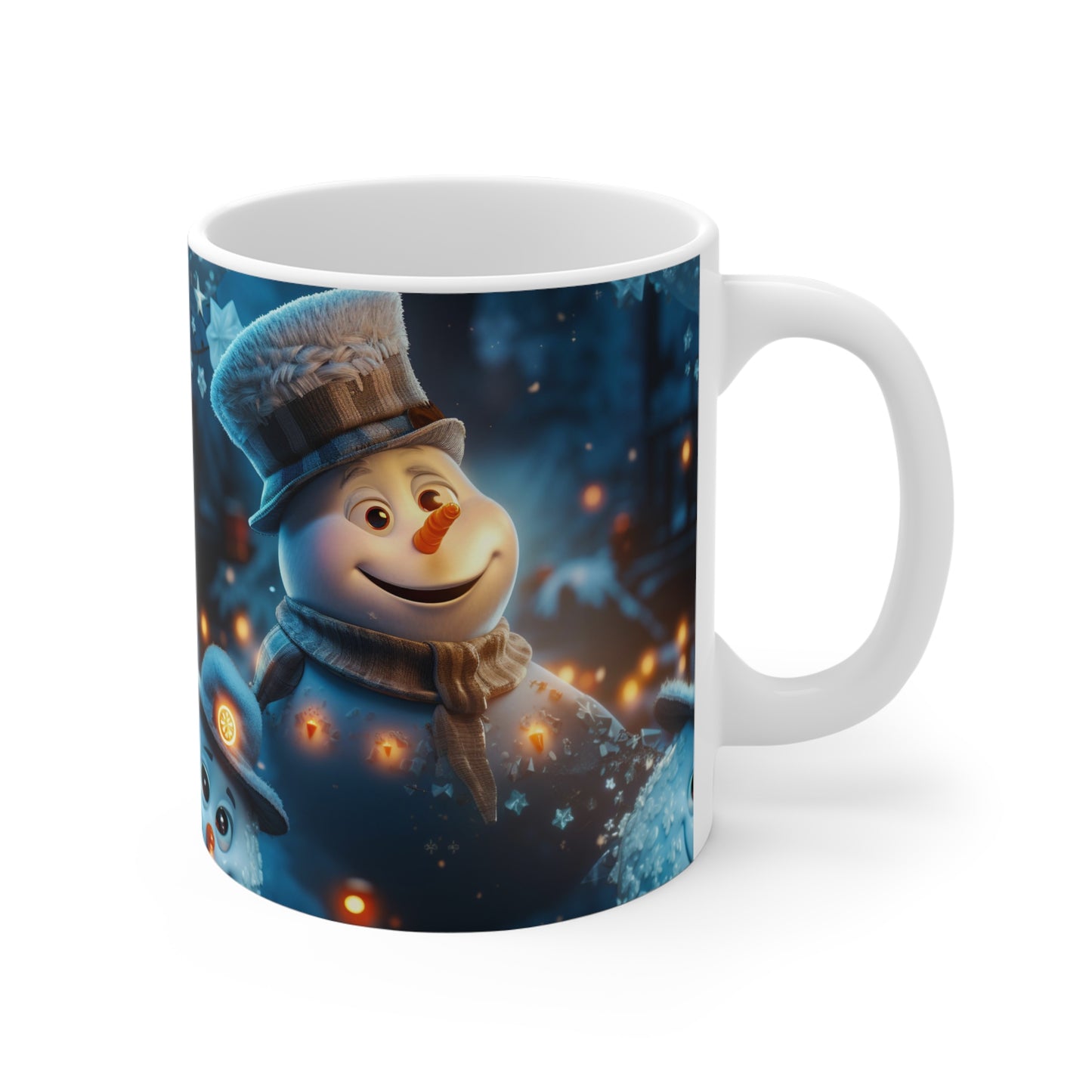 Coffee Mug | Adorable Snowman Nostalgic Christmas Mug from The Curated Goose