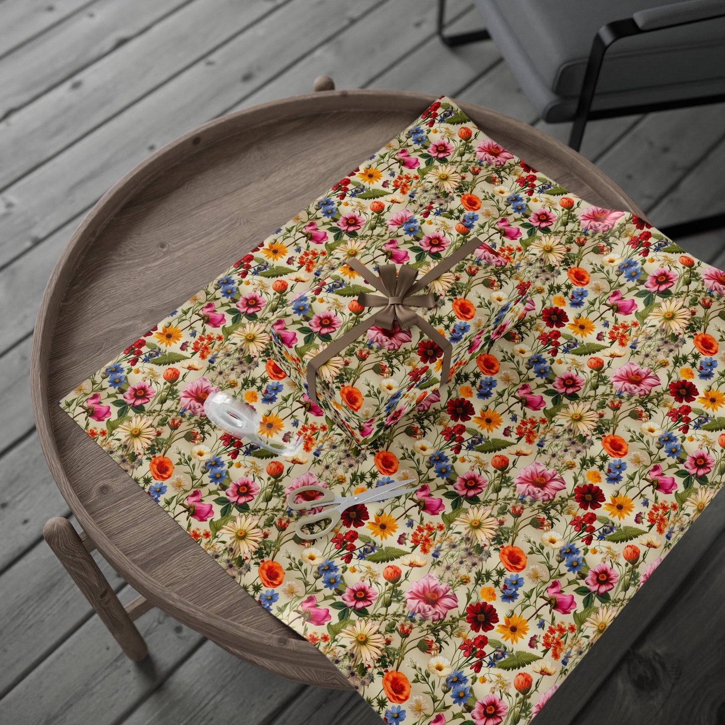 Vintage Floral Granny Chic Wrapping Paper Rolls