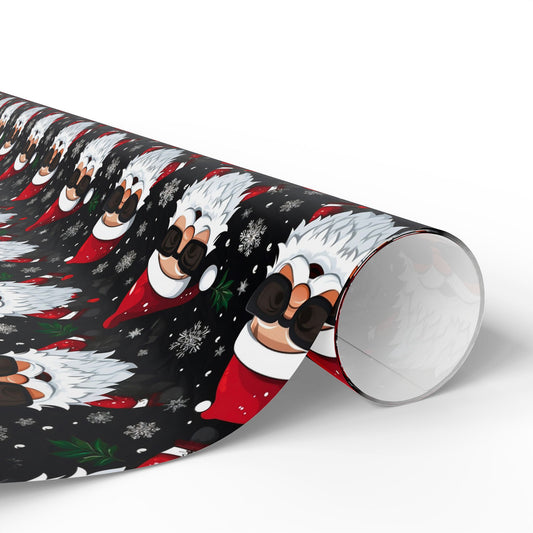 Funny Santa Claus in Sunglasses Wrapping Paper Rolls