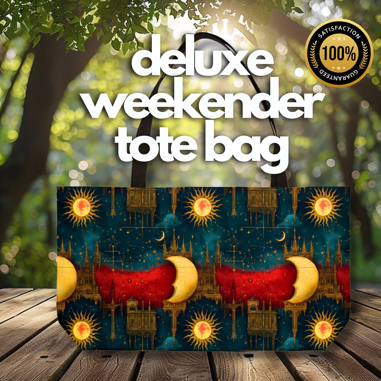 Son & Moon Tote Bag – A Celestial Dream Everyday Travel Bag