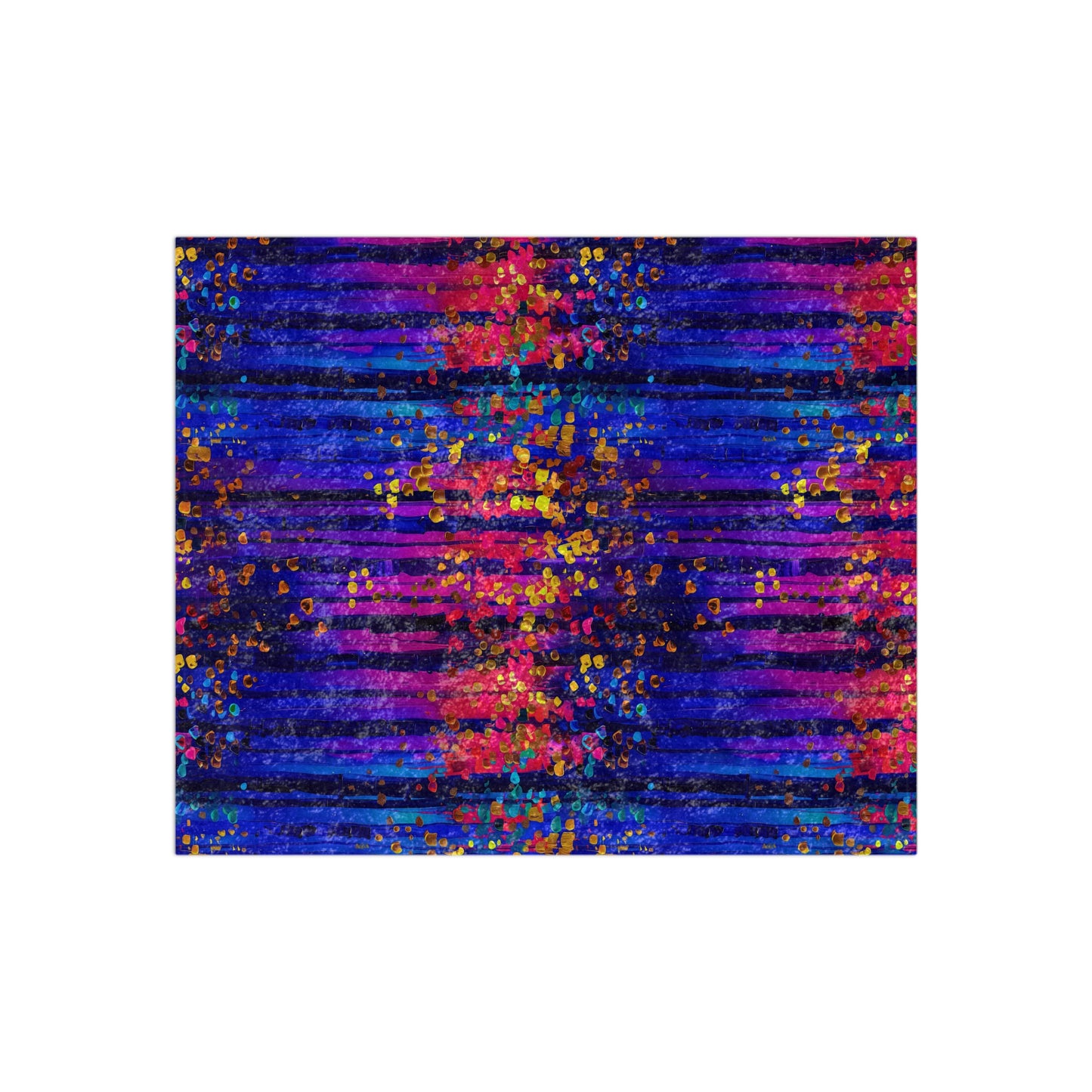 Crushed Velvet Blanket | Colorful Abstract Art
