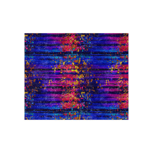 Crushed Velvet Blanket | Colorful Abstract Art