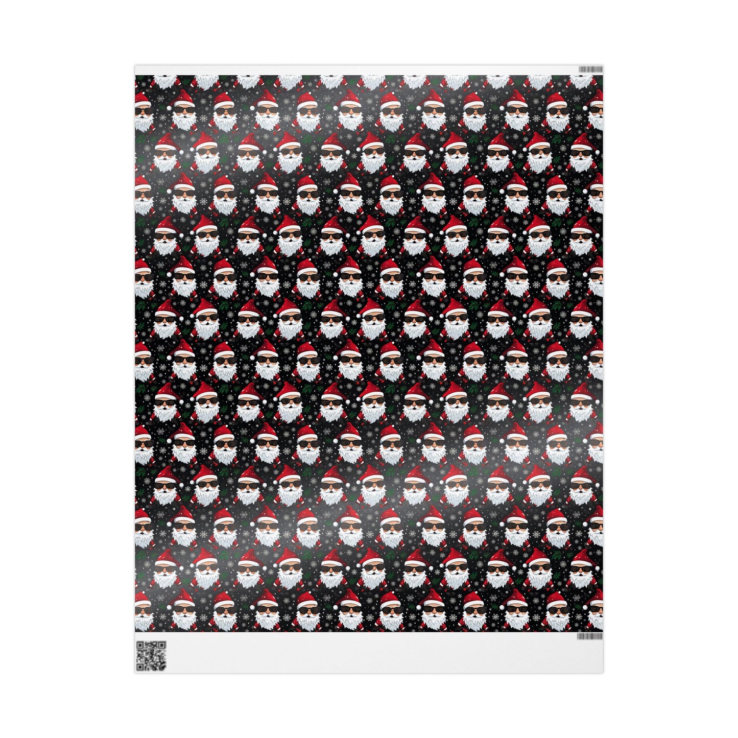 Funny Santa Claus in Sunglasses Wrapping Paper Rolls