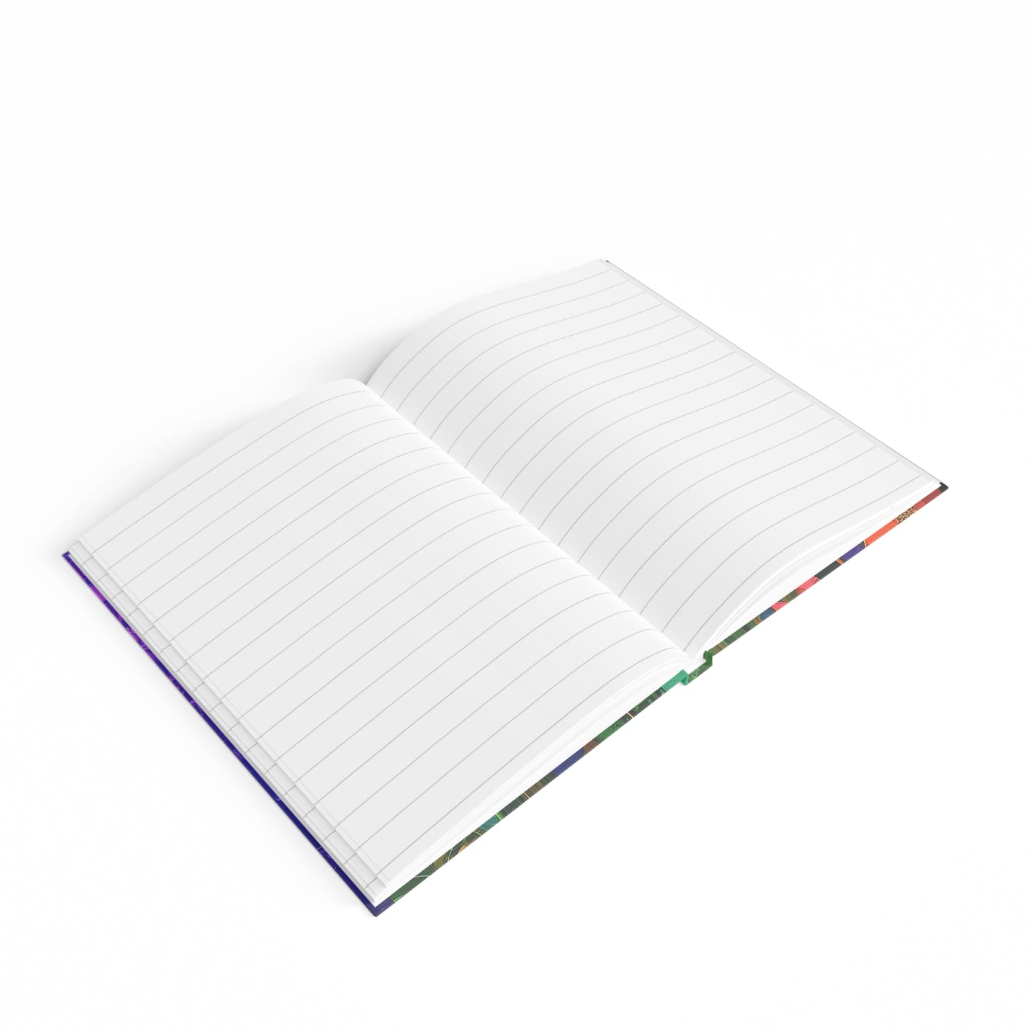 Personalized Name Abstract Flowers Journal – Customizable Colorful Flowers Notebook Gift