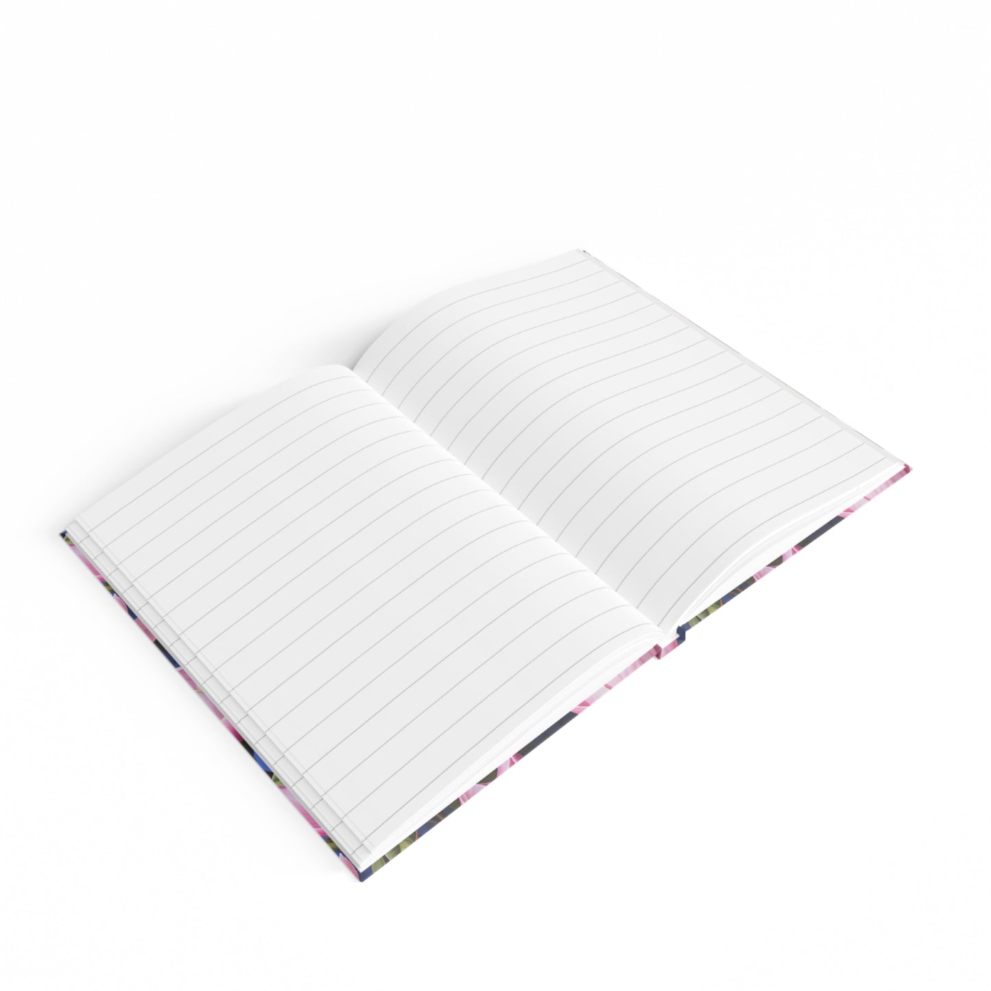 Custom Name Magnolia Blossom Journal: Floral Hardcover Notebook