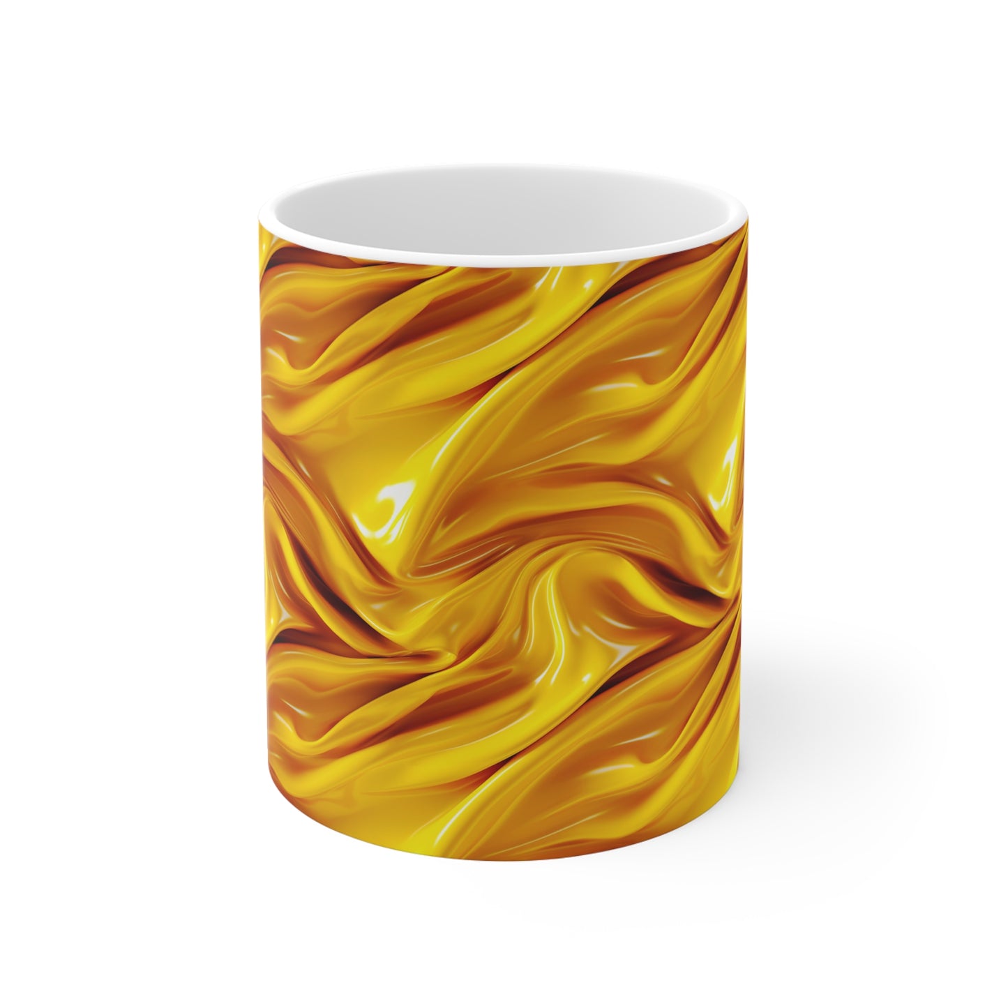 Gold Draped Coffee Mug | Chic Modern Mug from The Curated Goose