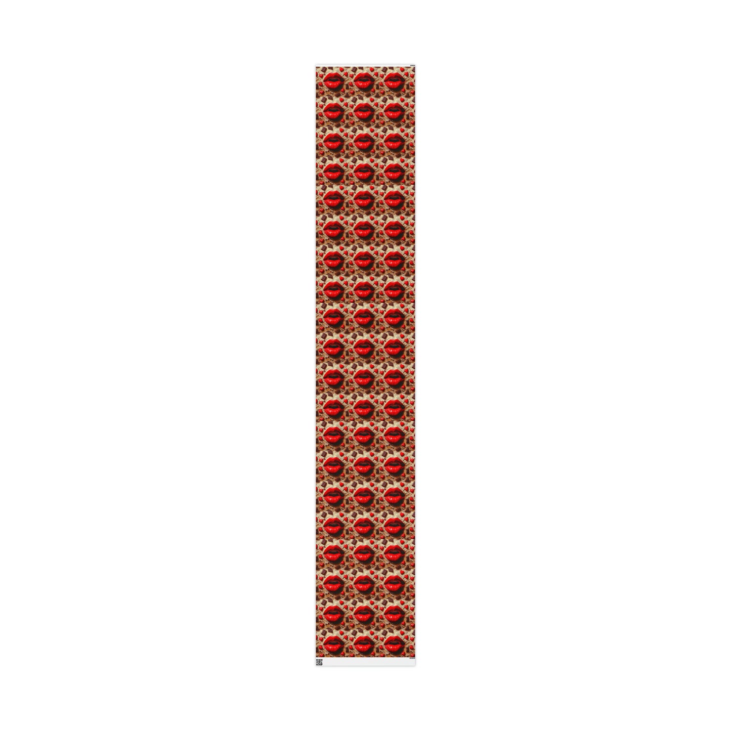 Lips & Chocolate Valentines Day Wrapping Paper