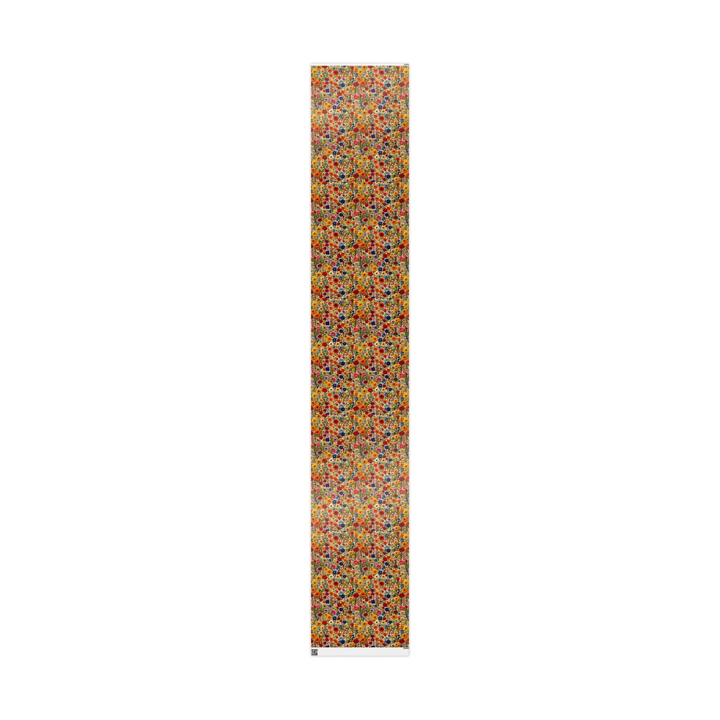 Vintage Inspired Faux Embroidered Flowers Wrapping Paper Rolls