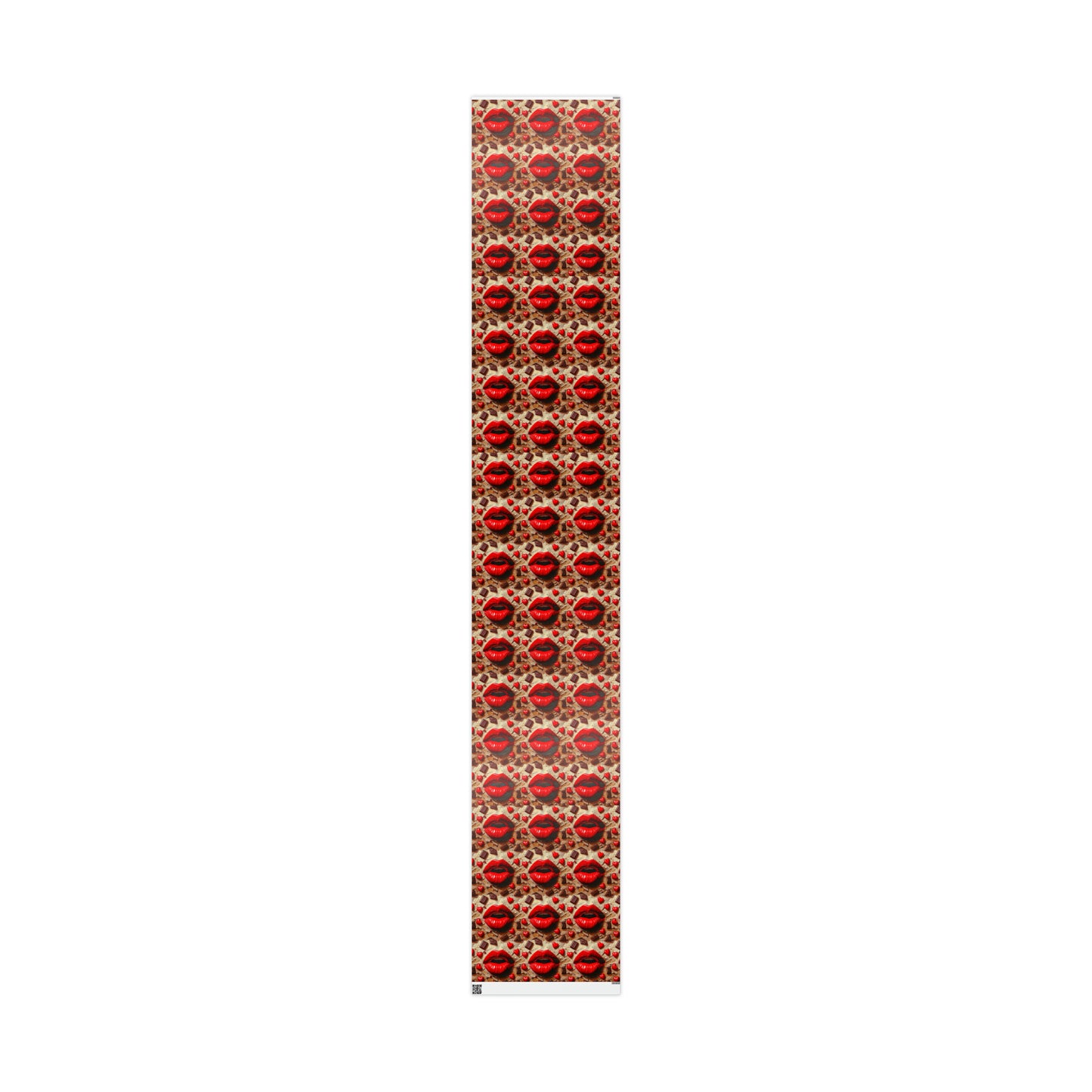 Lips & Chocolate Valentines Day Wrapping Paper