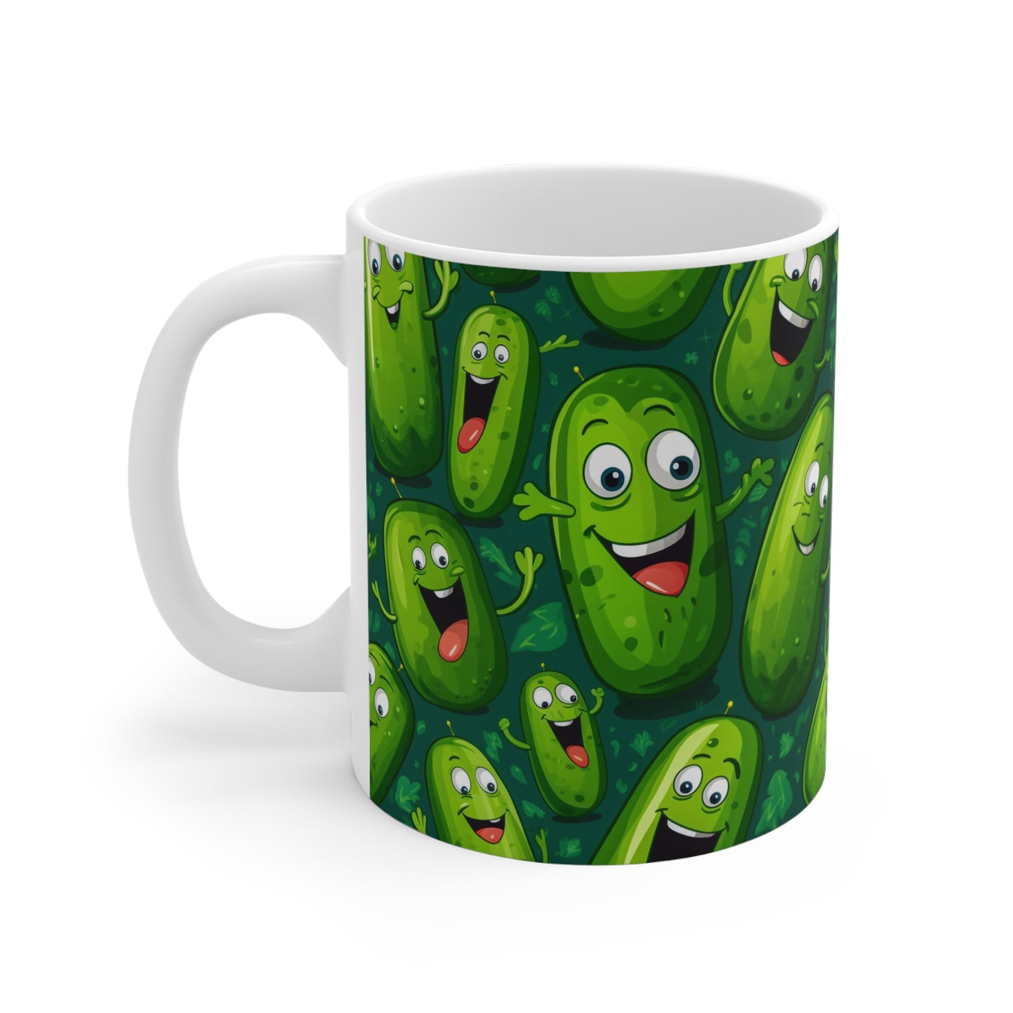 Funny Pickles Coffee Mug | Animated Pickles Mug from The Curated Goose