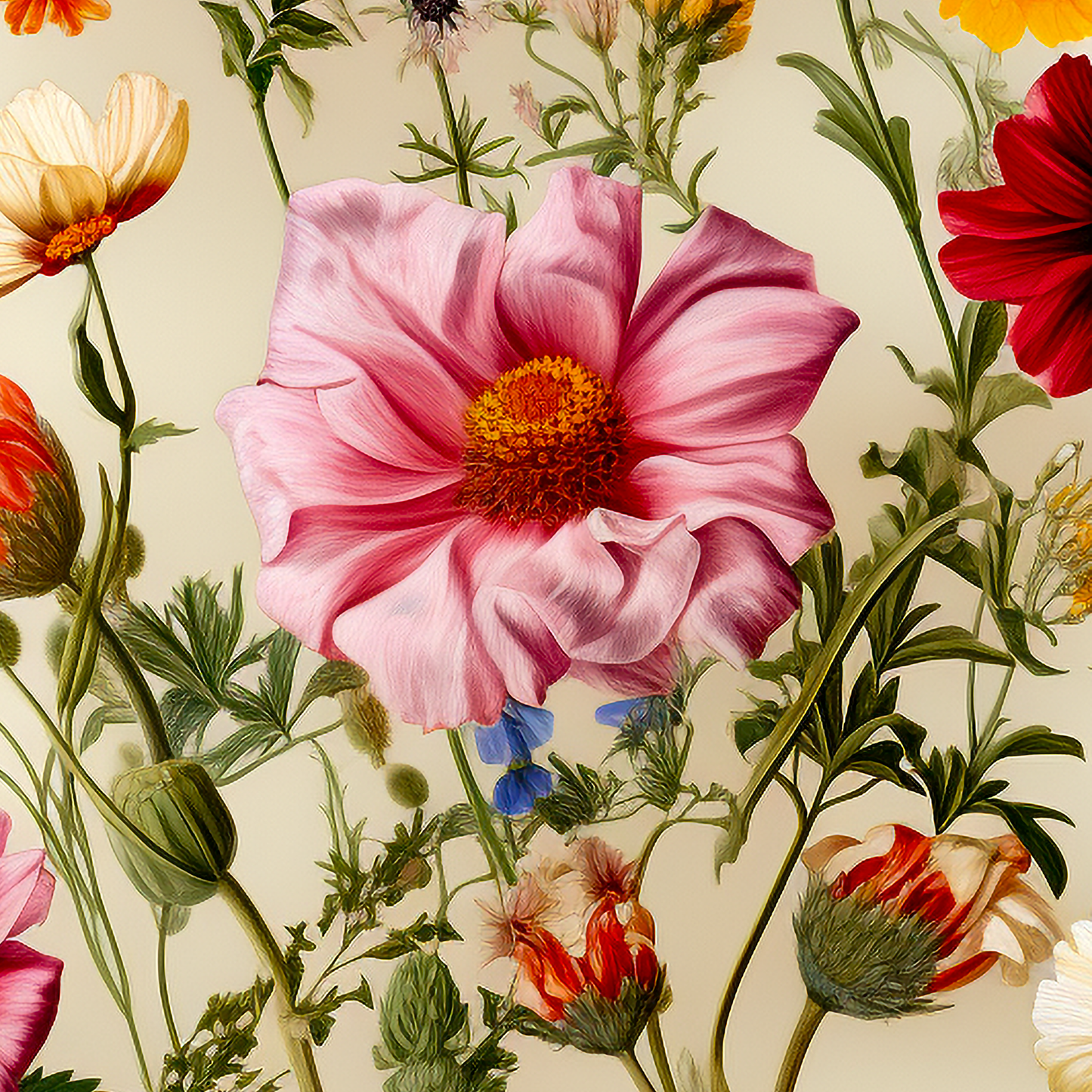 Vintage Floral Granny Chic Wrapping Paper Rolls