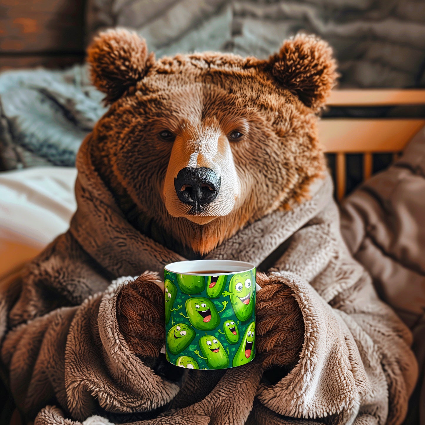 Funny Pickles Coffee Mug | Animated Pickles Mug from The Curated Goose
