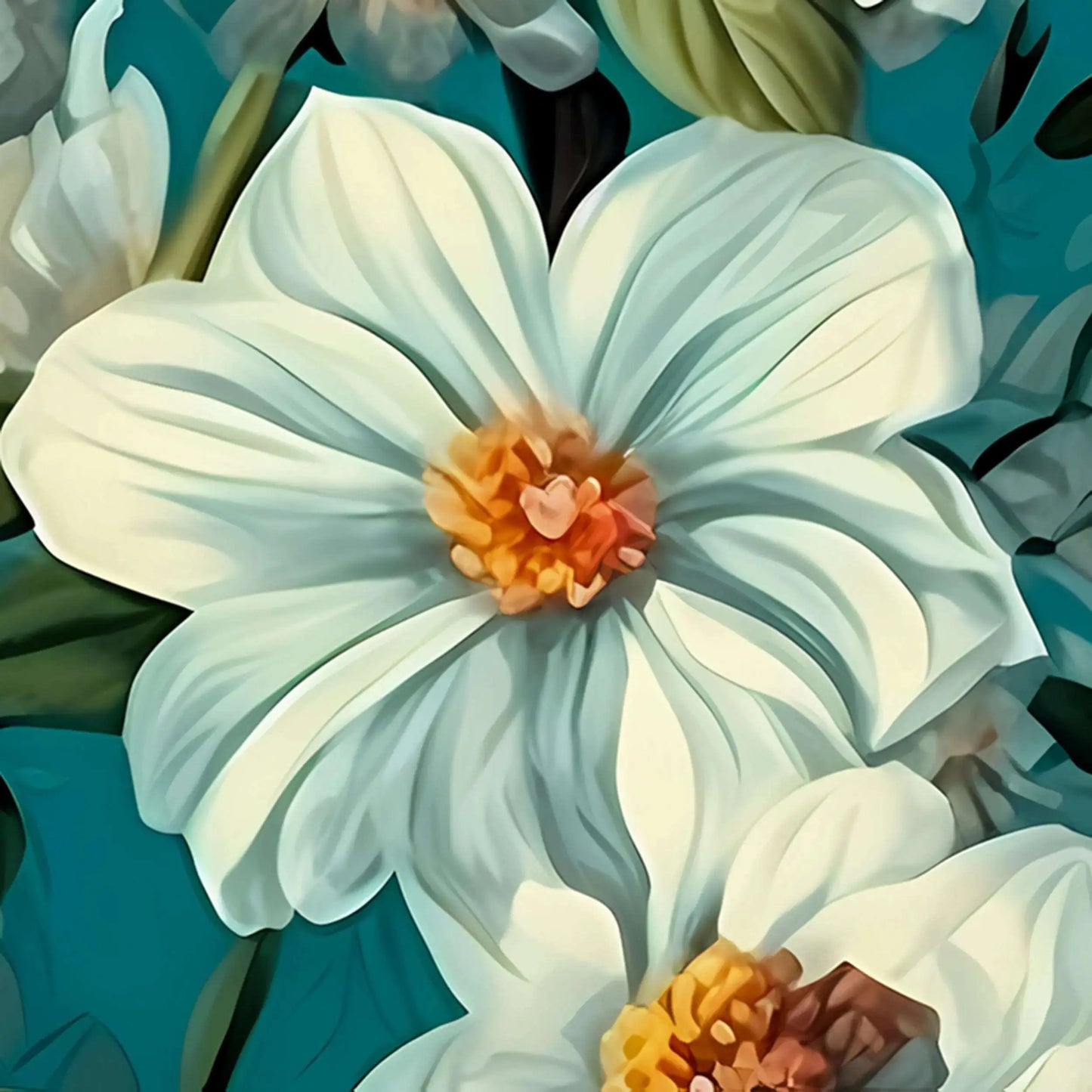 Southern Flowers Wrapping Paper Roll from The Curated Goose