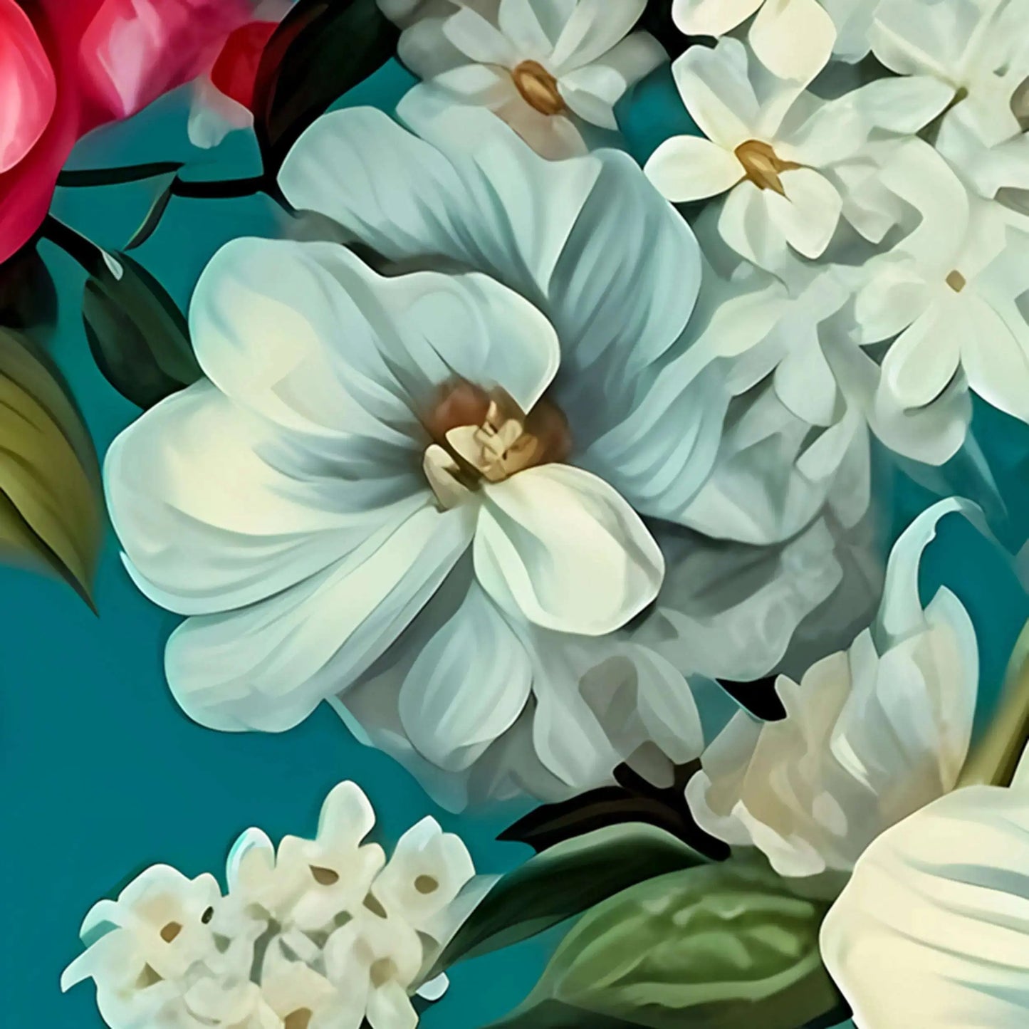 Southern Flowers Wrapping Paper Roll from The Curated Goose