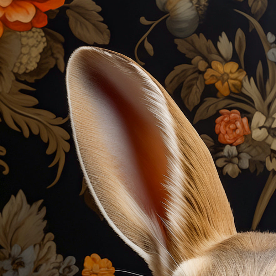 Victorian Rabbit Portrait in Suit | Victorian Wedding Party Collection from The Curated Goose