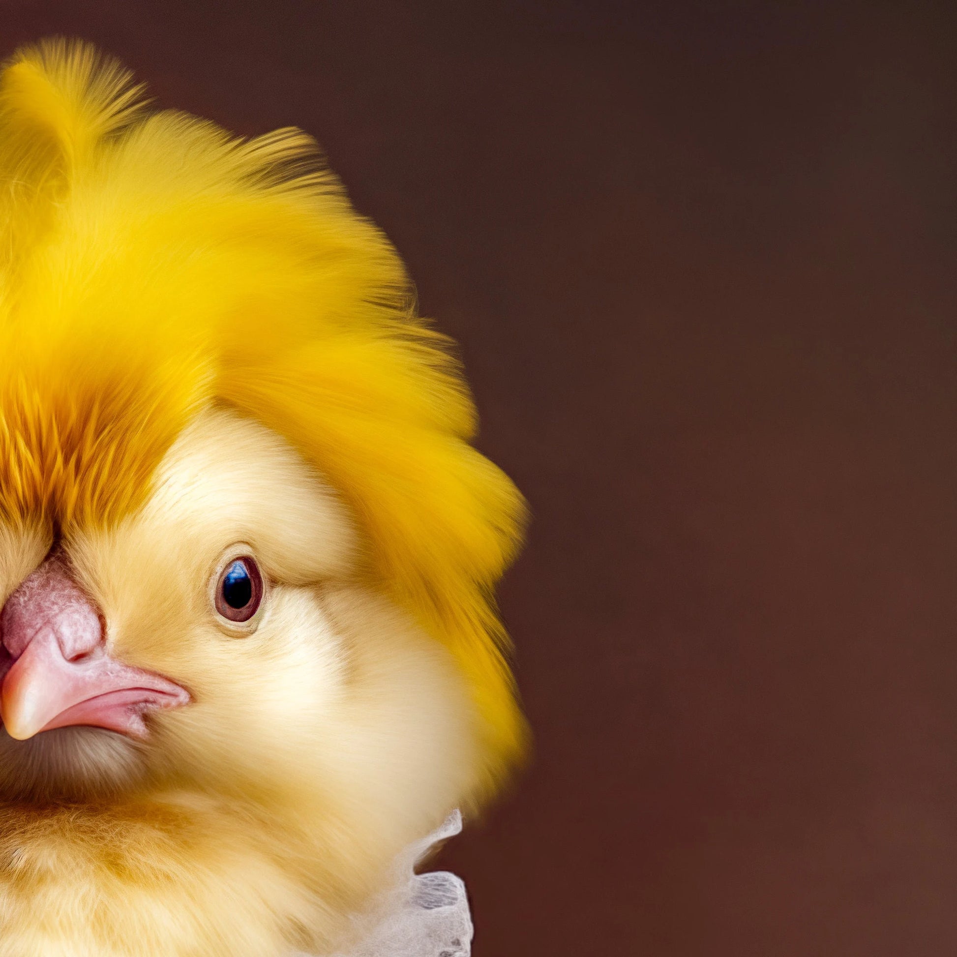 Victorian Chicken Portrait |  Canvas from The Curated Goose