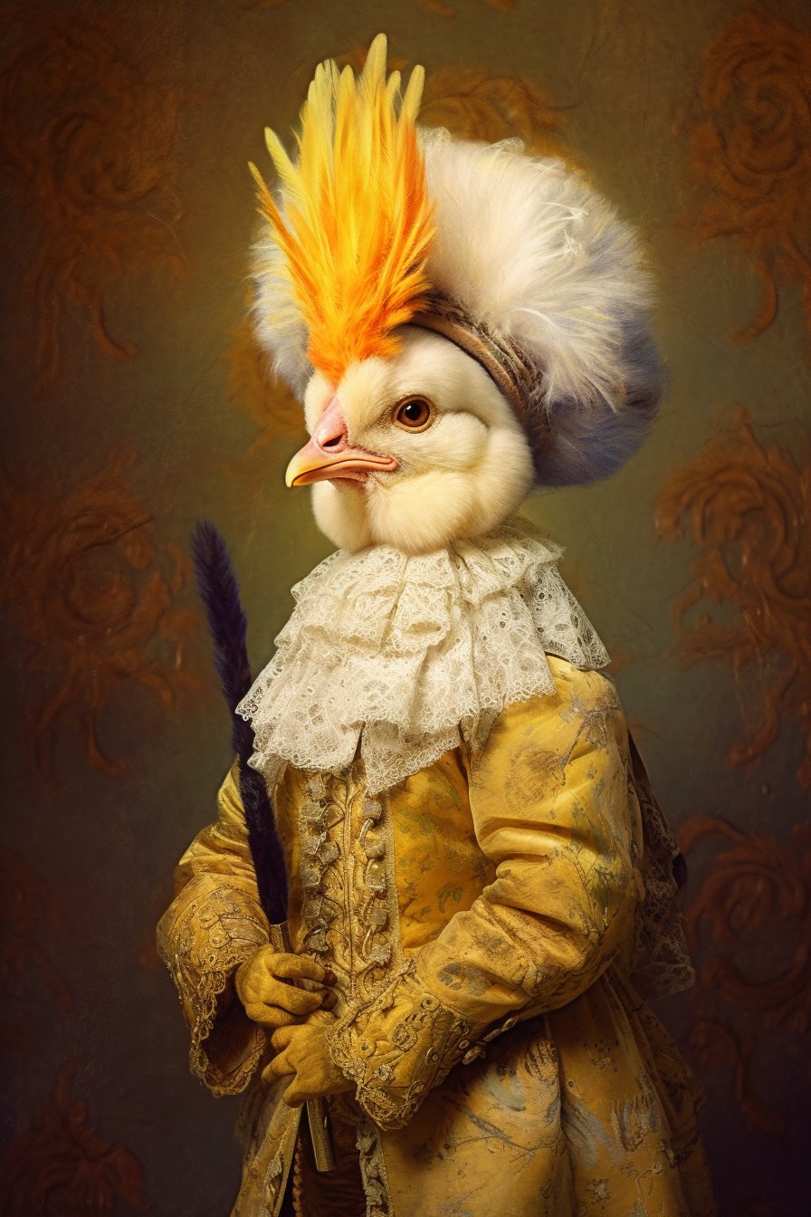Find Victorian Royalty Animal Portraits Only at TheCuratedGoose.com