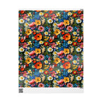 Stunning Wildflowers Wrapping Paper Rolls: Colorful Wildflowers, Vibrant Floral Print
