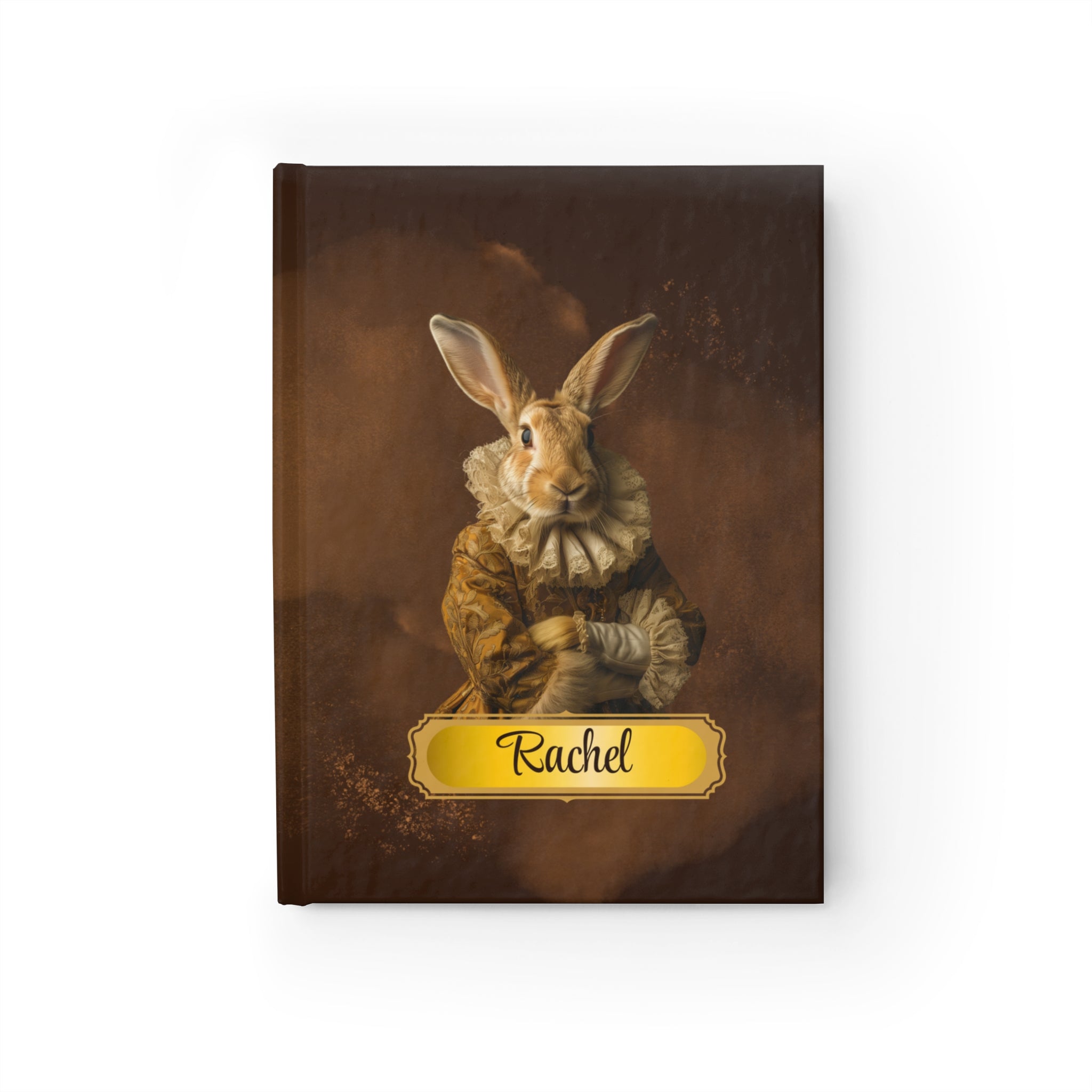 Personalized Victorian Rabbit Art Journal: Custom Name Notebook