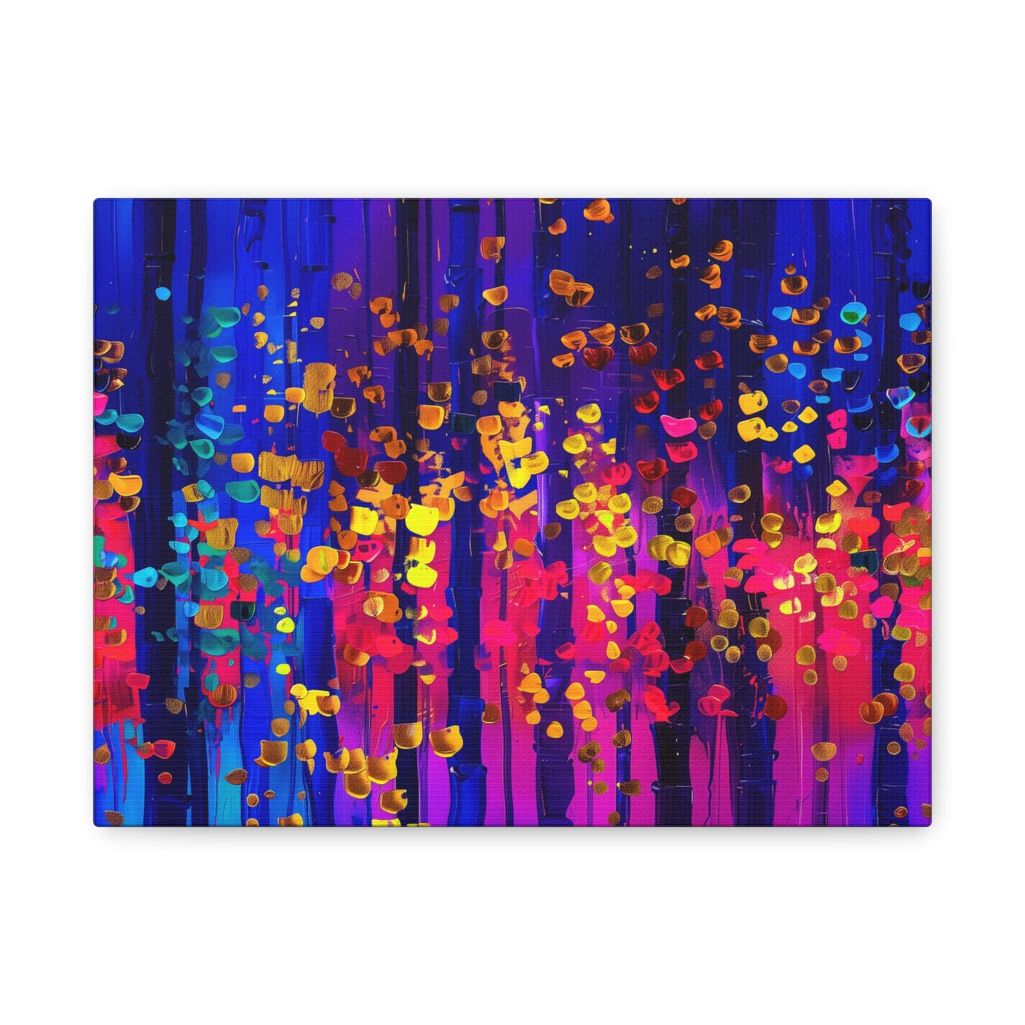 Vibrant Abstract Canvas Art, Stretched Wall Decor, Modern Home Artwork, Colorful Contemporary Print, Perfect Gift for Art Lovers
