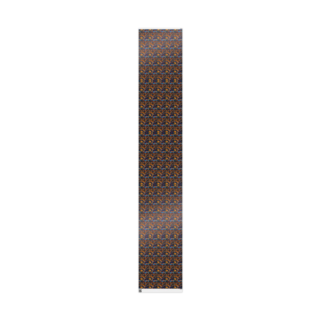 Train Town Christmas Wrapping Paper Roll — Festive Gift Wrap