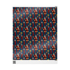 Festive Inclusive Santa in Dress Wrapping Paper Rolls for Holidays