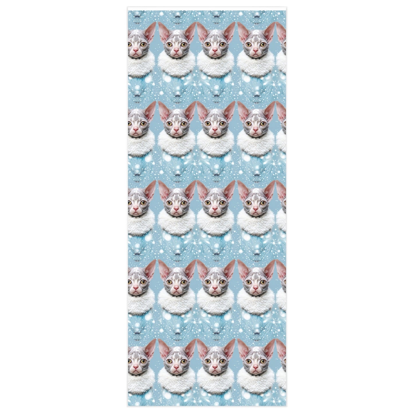 Sphinx Cat Holiday Wrapping Paper Rolls from The Curated Goose