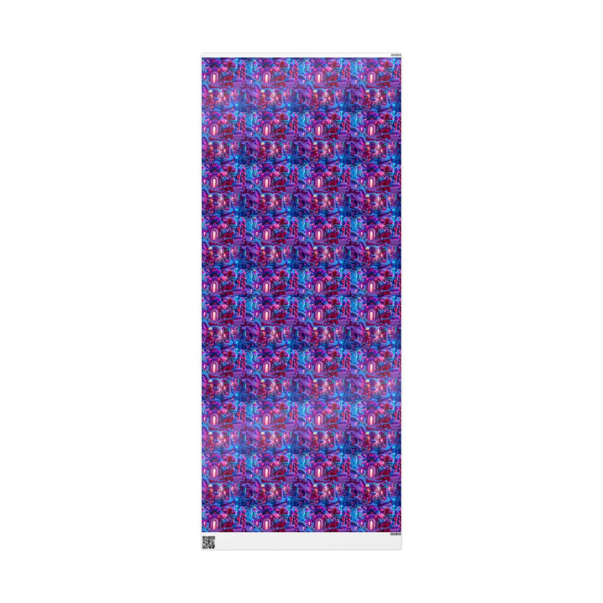 Santa’s Workshop Wonderland Wrapping Paper – A Magical and Glittery Journey to the North Pole