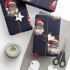 Classic Santa Claus Wrapping Paper Rolls – Festive Holiday Gift Wrap with Vintage Charm