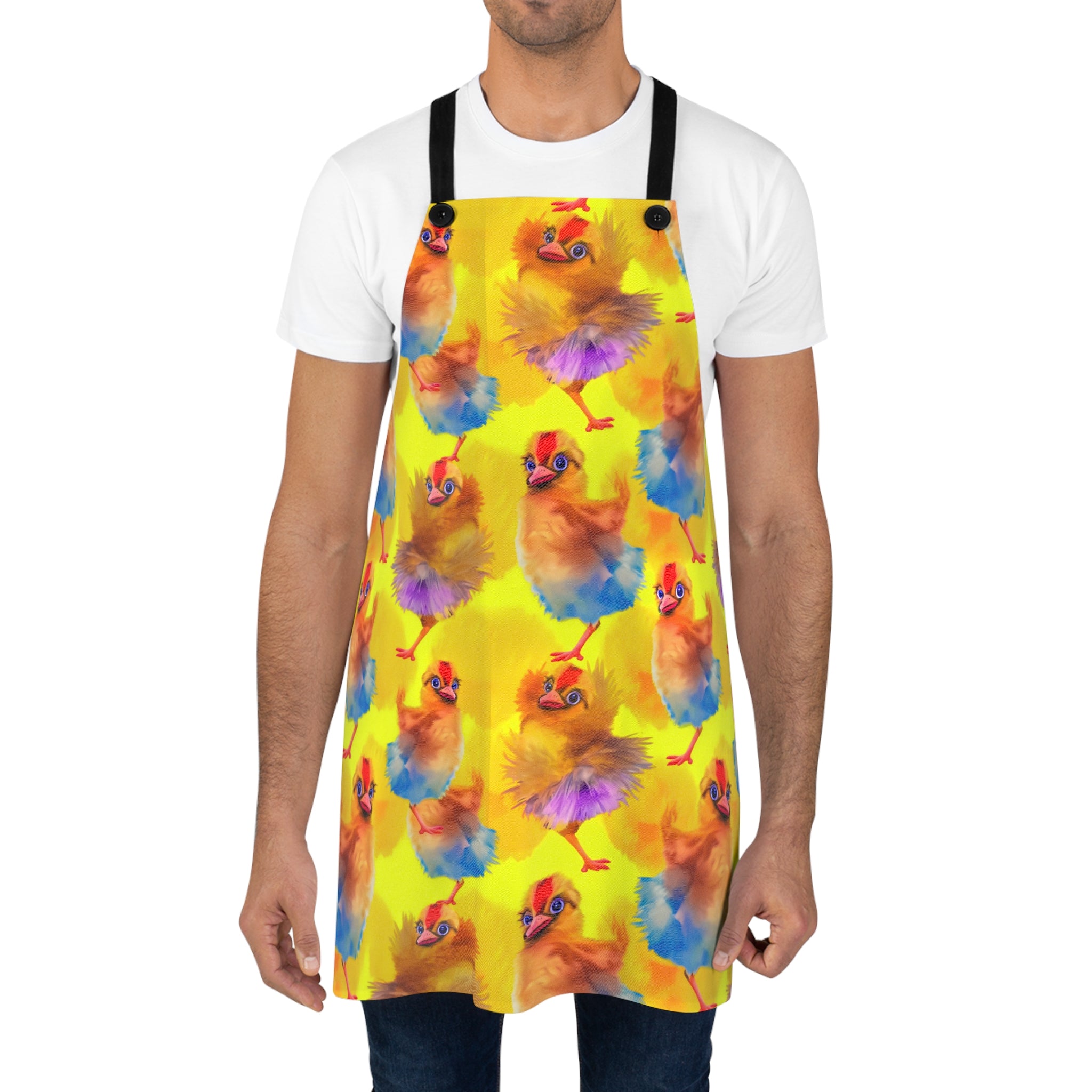 Yellow Chick Apron | Funny Chicken Apron | Christmas Gift for Chef