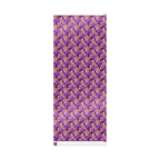 Watercolor Gift Wrap: Purple & Gold Floral, Luxurious 90-gsm Paper