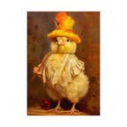 Victorian Baby Chicken Art Print | Giclee Wall Art Decor | Limited Edition