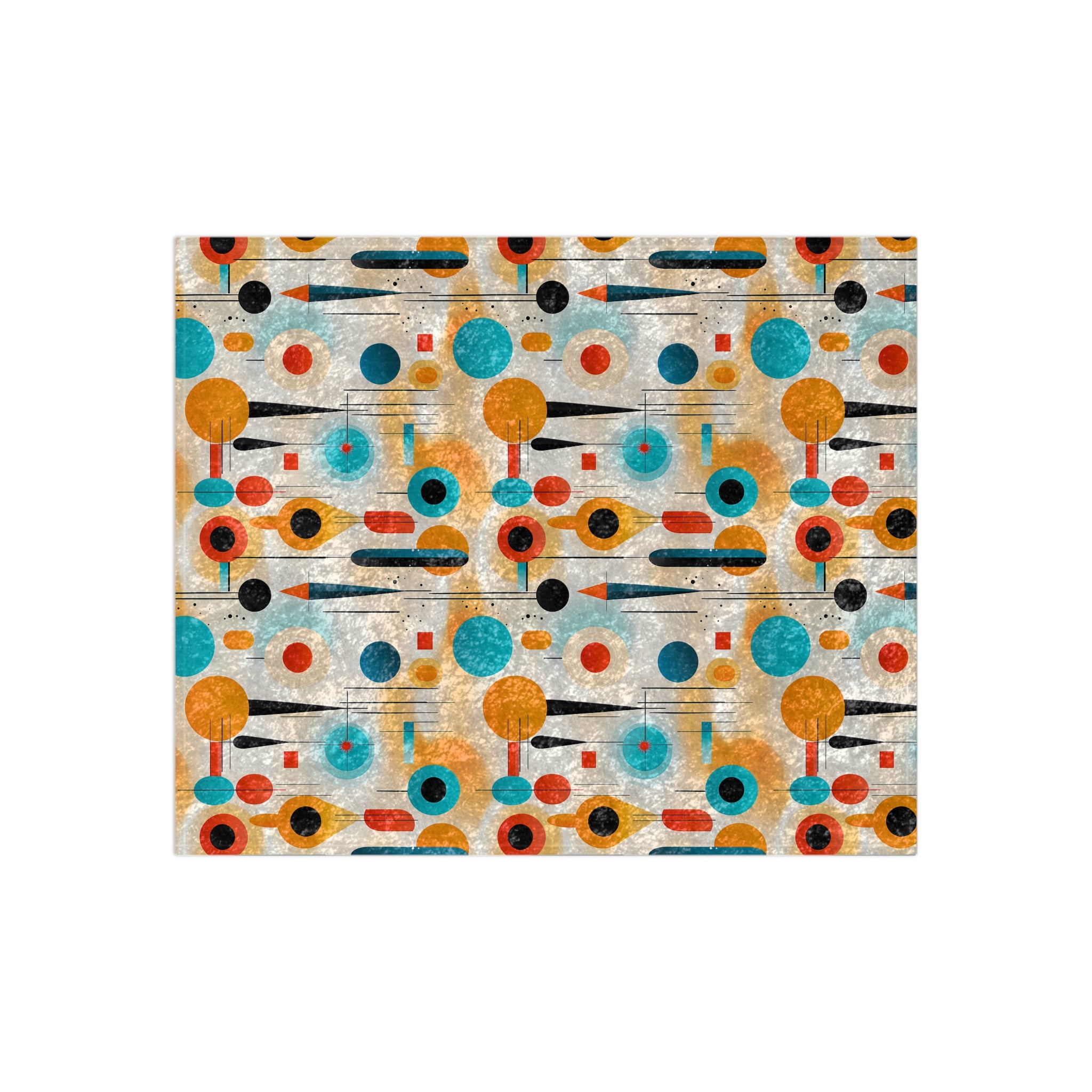 Crushed Velvet Blanket | Mid Century Modern