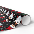 Funny Santa Claus in Sunglasses Wrapping Paper Rolls