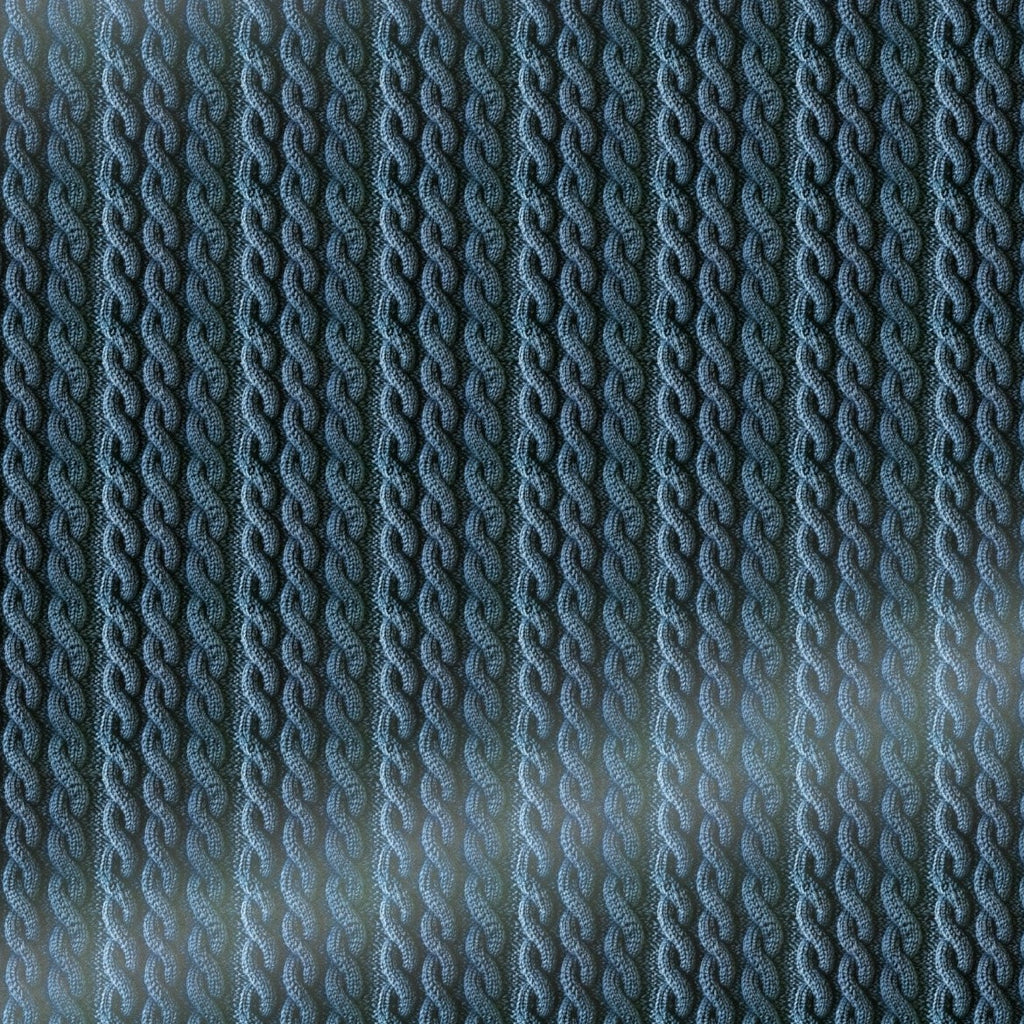 Faux Cable Knit Wrapping Paper – Cozy Sweater Gift Wrap for Holidays, Rustic Winter Packaging