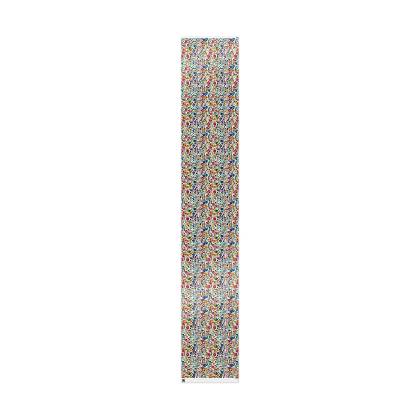Faux Embroidered Wildflower Wrapping Paper—Elegant Cottagecore Gift Wrap for Weddings, Birthdays, and Special Occasions