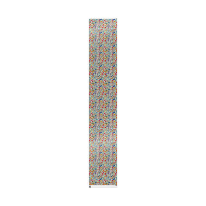 Faux Embroidered Wildflower Wrapping Paper—Elegant Cottagecore Gift Wrap for Weddings, Birthdays, and Special Occasions