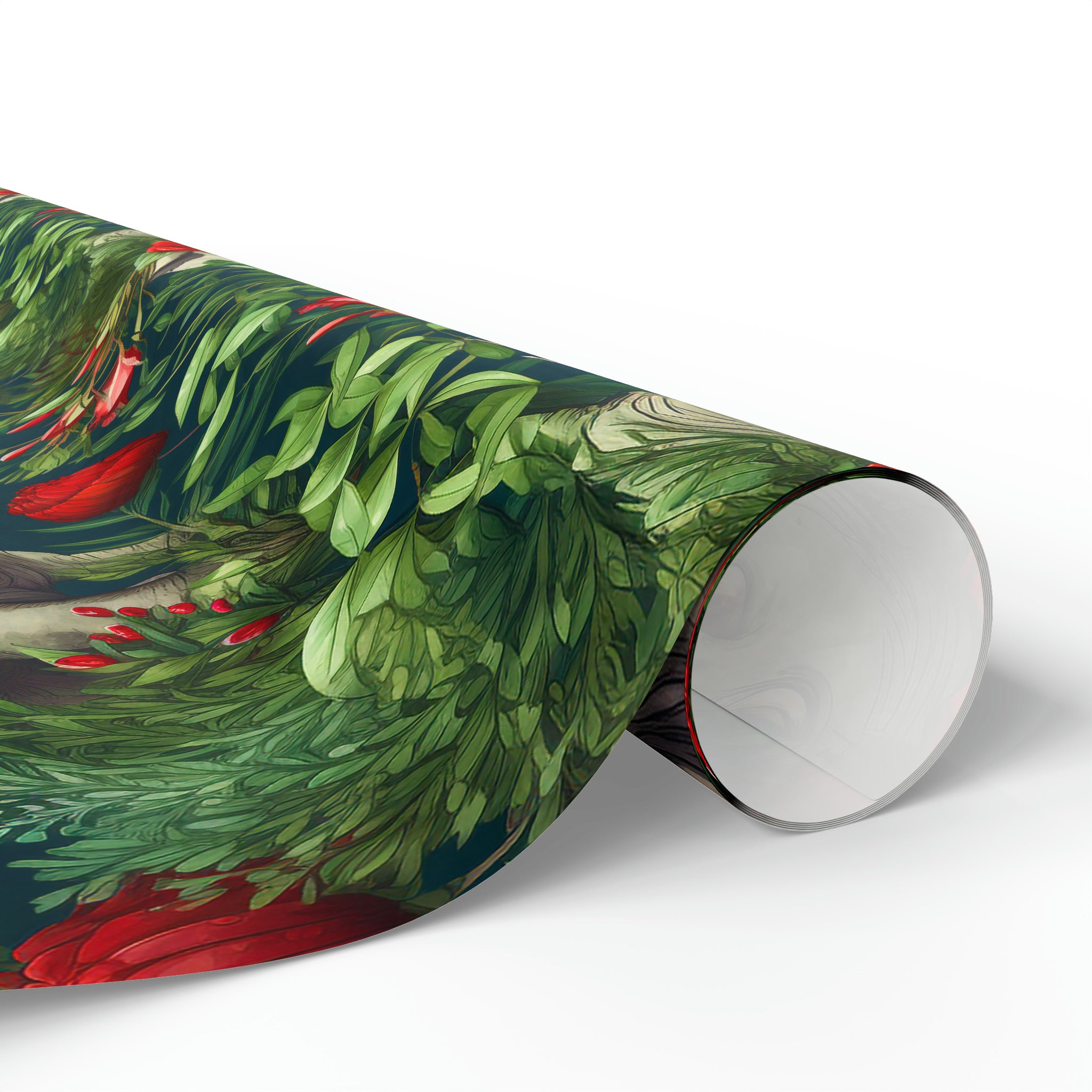 Floral Rhinoceros Wrapping Paper Rolls from The Curated Goose
