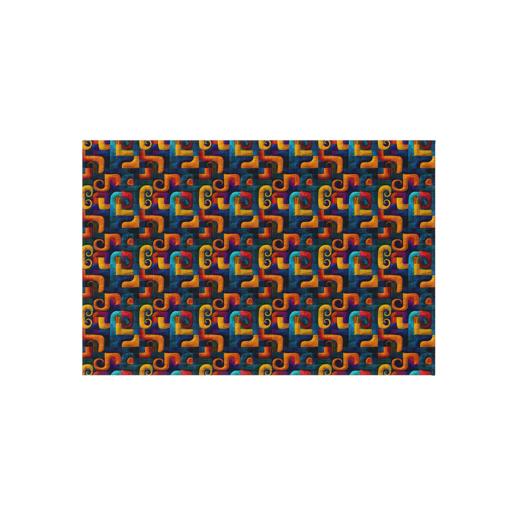 Playroom Rug – Waterproof & Durable – Indoor/Outdoor Rug for Kids Room in 5 Sizes