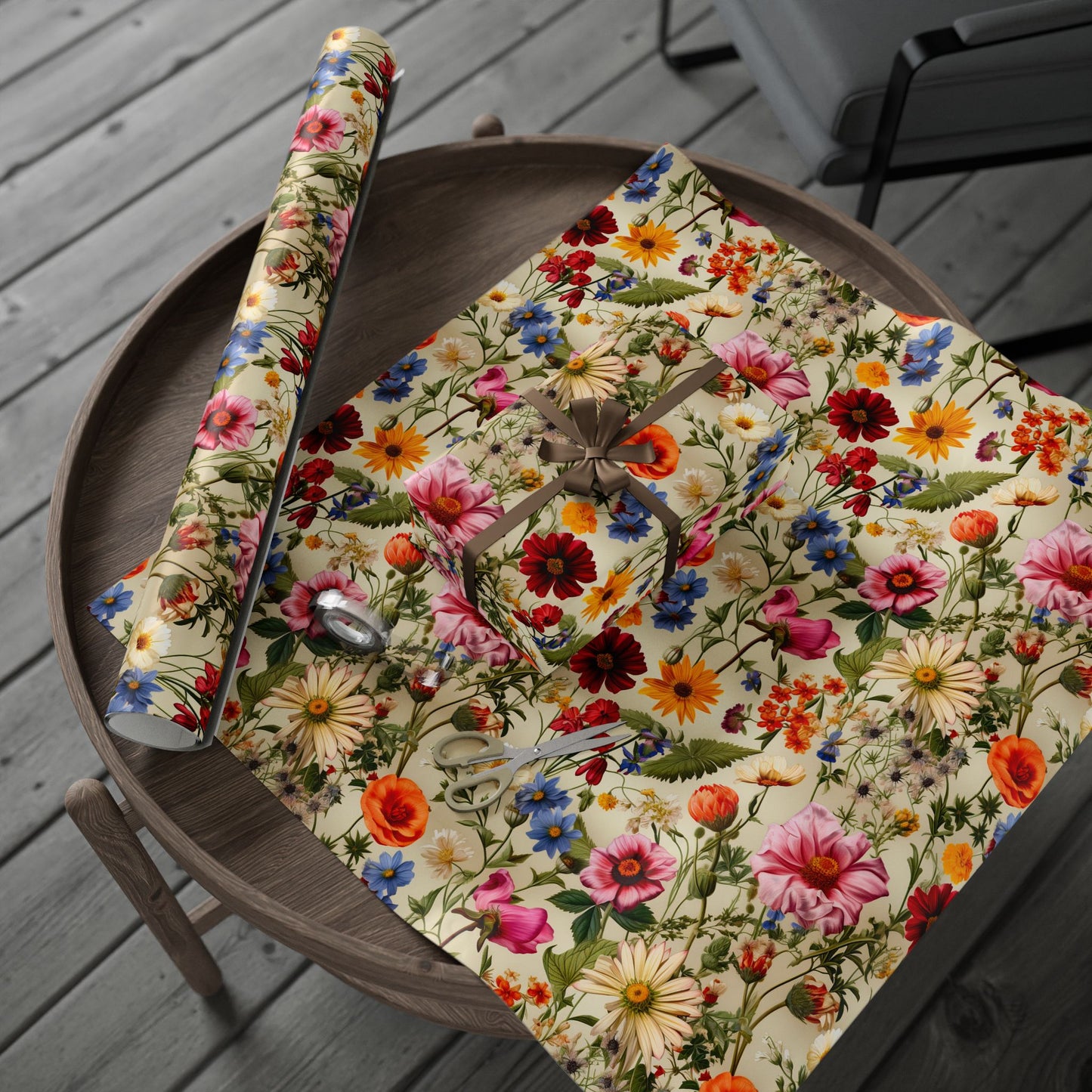 Wrapping Paper Rolls - Vintage Southern Floral Design