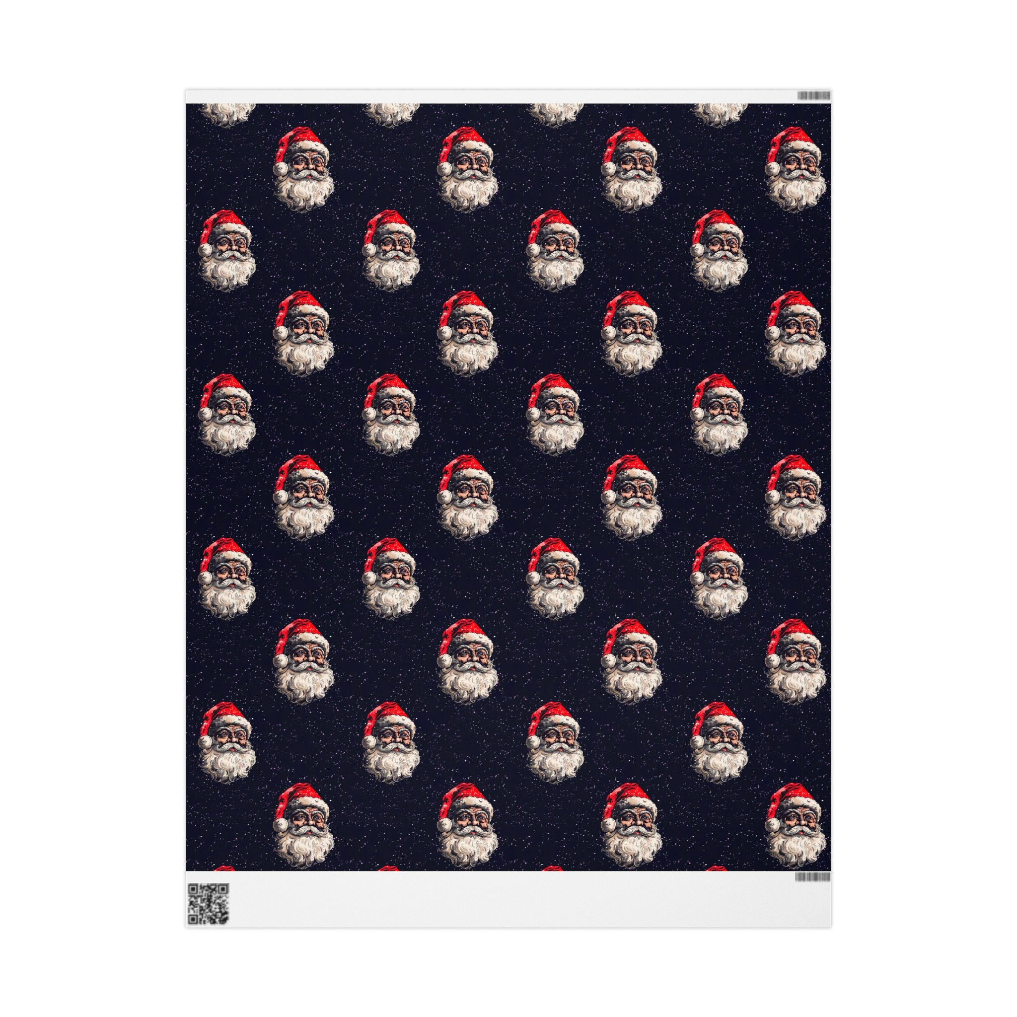 Classic Santa Claus Wrapping Paper Rolls – Festive Holiday Gift Wrap with Vintage Charm